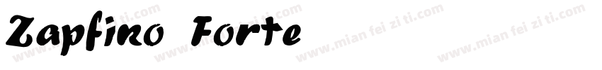 Zapfino Forte字体转换